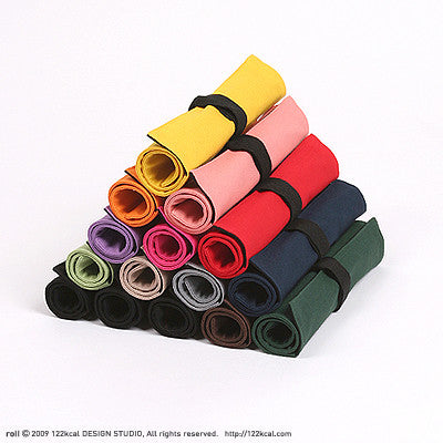Roll Pencil Case - 12 Colors