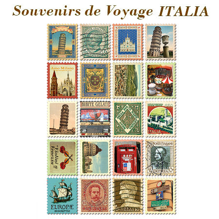Stamp Sticker Set V.1 - Italy - VY5119