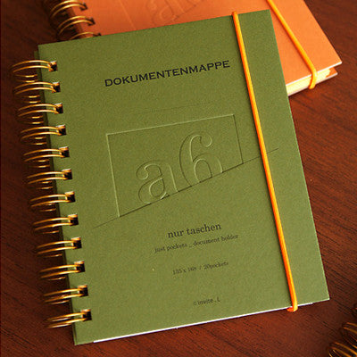 Document Folder Taschen A6 - Green Pea