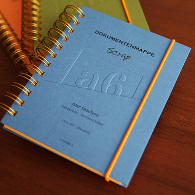 Document Folder Taschen A6 - Blue Gray