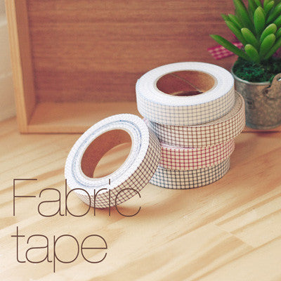 Fabric Adhesive Tape - Line Check - Navy - 02